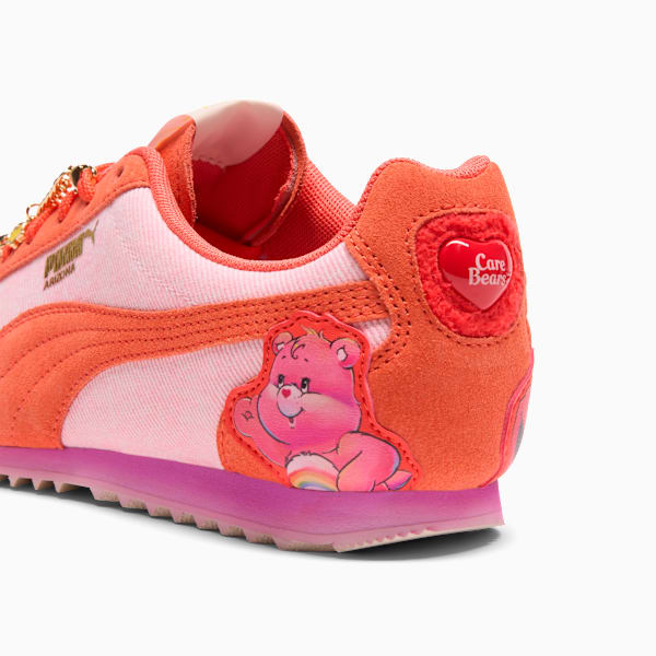 PUMA x CARE BEARS x SESAME STREET Arizona Women's "Elmo Cheer" Sneakers, Pearl Pink-Red Glamour-Mauve Pop, extralarge